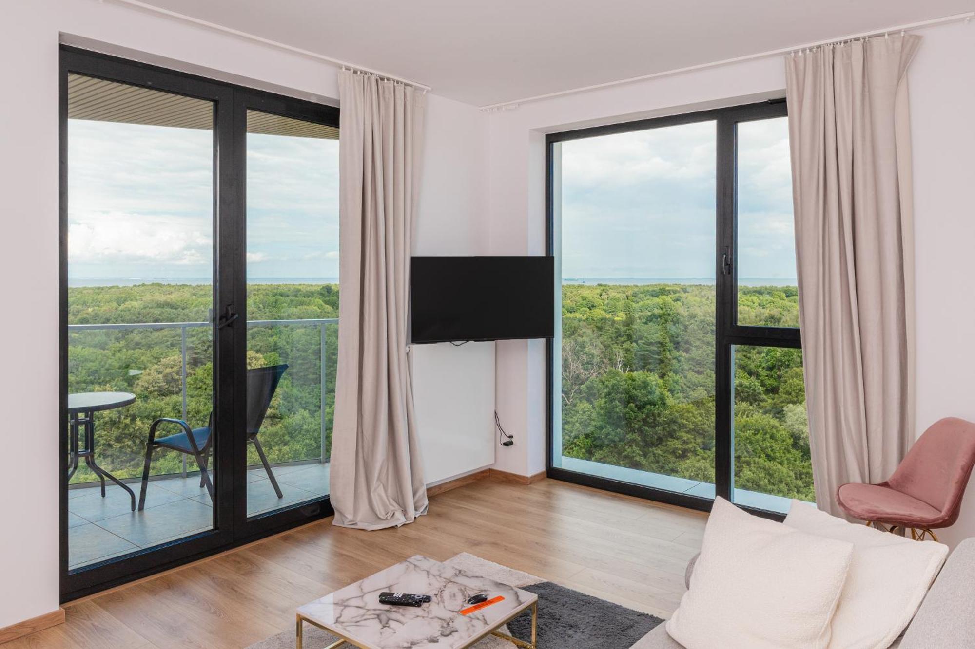 Tarasy Baltyku Apartments & Parking & Balcony By Noclegi Renters Gdańsk Buitenkant foto